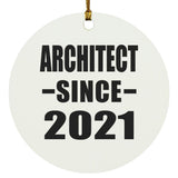 Architect Since 2021 - Circle Ornament