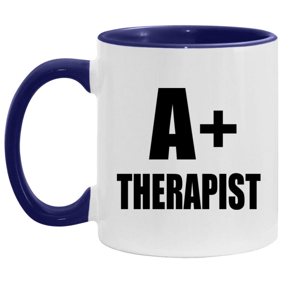 A+ Therapist - 11oz Accent Mug Purple