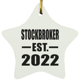Stockbroker Established EST. 2022 - Star Ornament