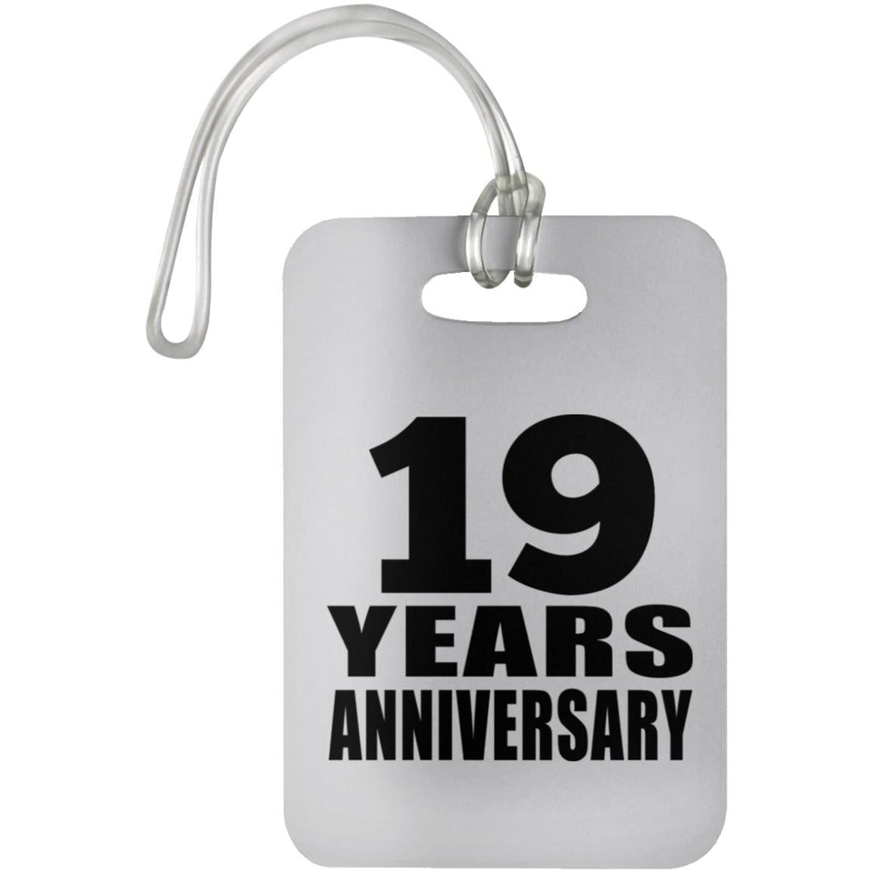19th Anniversary 19 Years Anniversary - Luggage Bag Tag