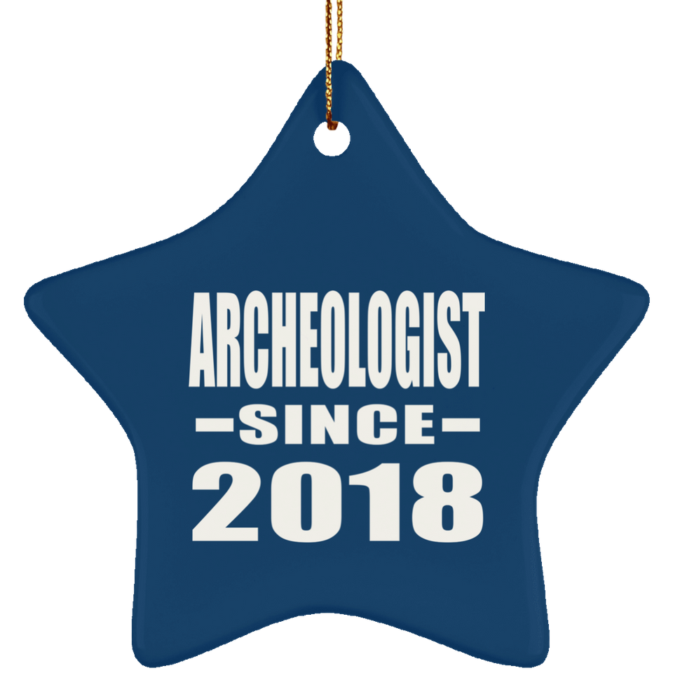 Archeologist Since 2018 - Star Ornament