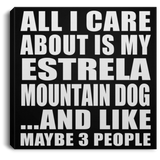 All I Care About Is My Estrela Mountain Dog - Canvas Square