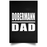 Dobermann Dad - Poster Portrait