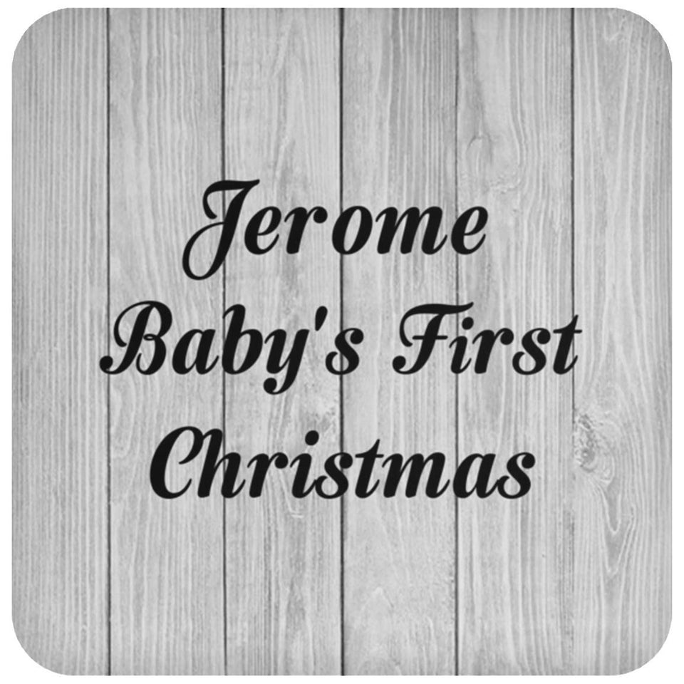 Jerome Baby's First Christmas - Drink Coaster F