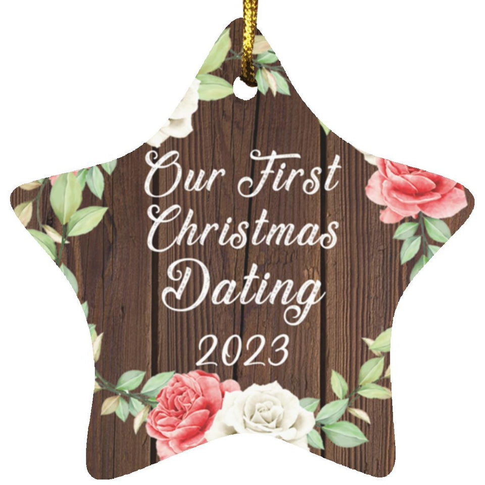 Our First Christmas Dating 2023 - Star Ornament A