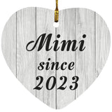 Mimi Since 2023 - Heart Ornament F