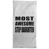 Most Awesome Step Daughter - Hand Towel