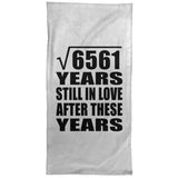 81st Anniversary Square Root of 6561 Years Still In Love - Hand Towel