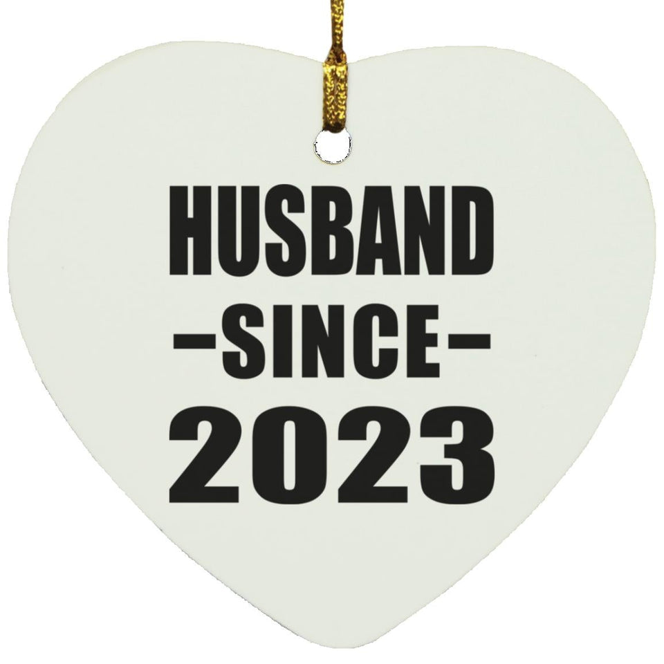 Husband Since 2023 - Heart Ornament