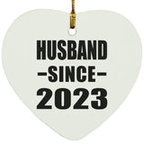 Husband Since 2023 - Heart Ornament