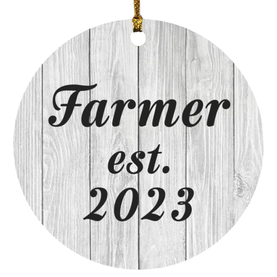 Farmer Established Est. 2023 - Circle Ornament F