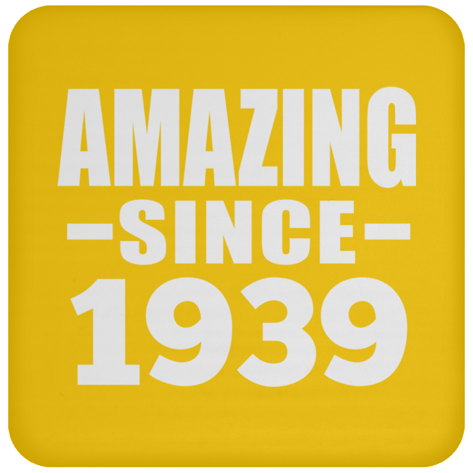 85th Birthday Amazing Since 1939 - Drink Coaster