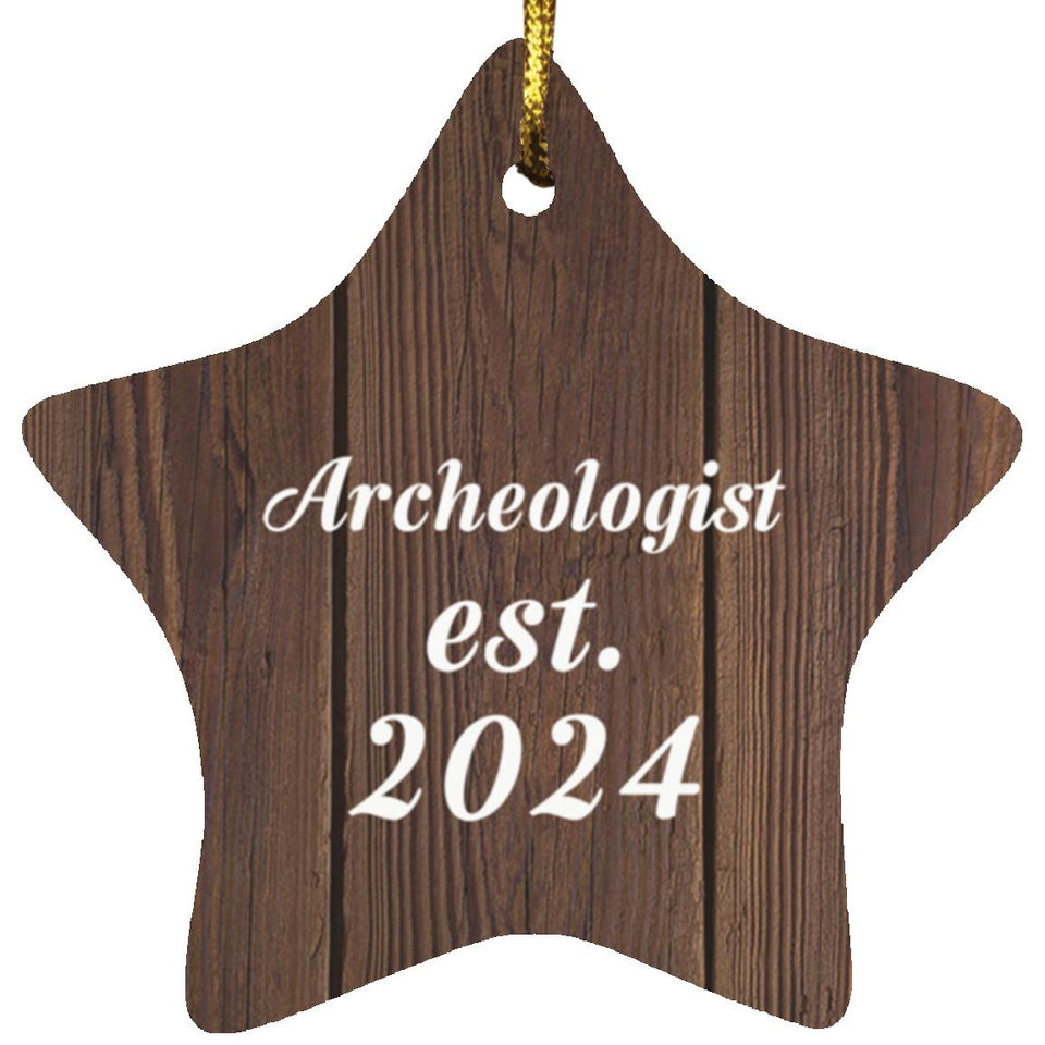 Archeologist Established Est. 2024 - Star Ornament D