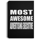 Most Awesome Advertising Executive - Canvas Portrait
