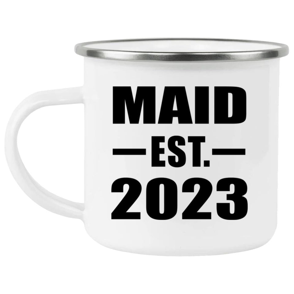Maid Established EST. 2023 - 12oz Camping Mug