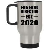 Funeral Director Established EST. 2020 - Silver Travel Mug