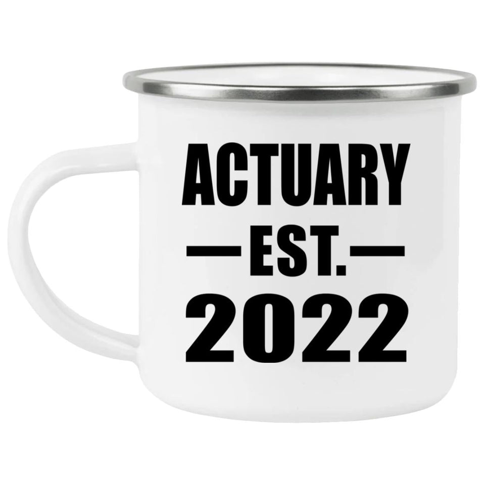 Actuary Established EST. 2022 - 12oz Camping Mug