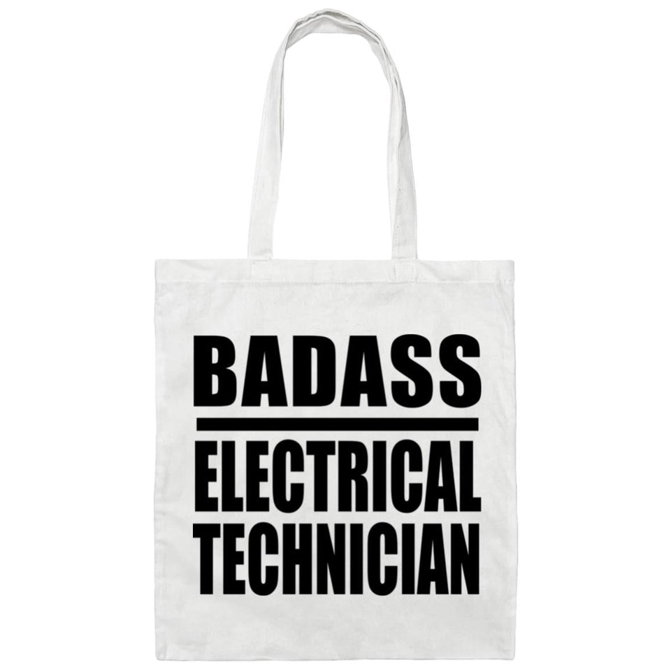 Badass Electrical Technician - Tote Bag White