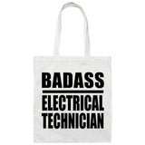 Badass Electrical Technician - Tote Bag White