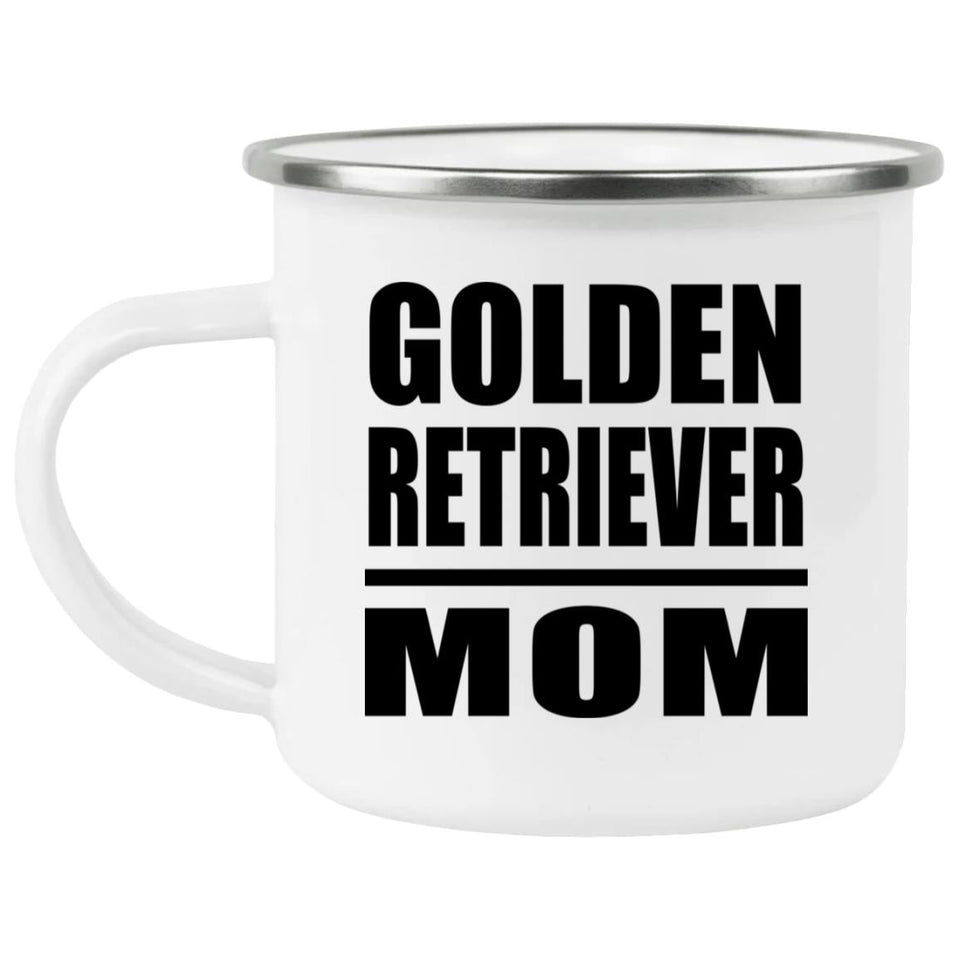 Golden Retriever Mom - 12oz Camping Mug