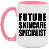 Future Skincare Specialist - 15oz Accent Mug Pink