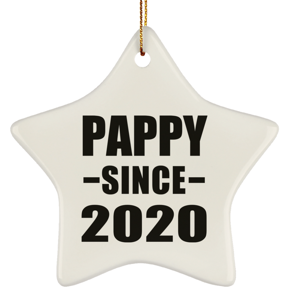 Pappy Since 2020 - Star Ornament