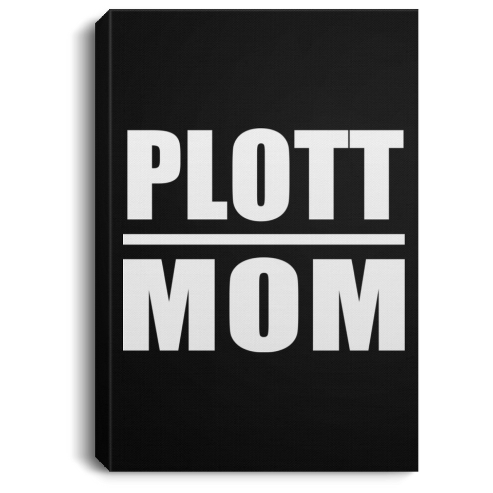 Plott Mom - Canvas Portrait