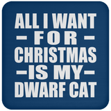 All I Want For Christmas Is My Dwarf Cat - Coaster