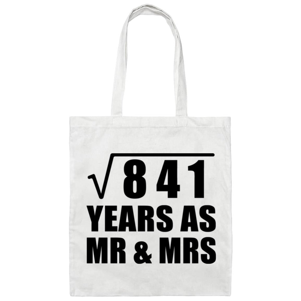 29th Anniversary Square Root of 841 Years As Mr & Mrs - Tote Bag White