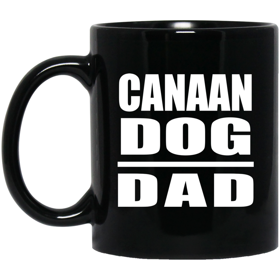 Canaan Dog Dad - 11oz Coffee Mug Black
