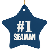Number One #1 Seaman - Star Ornament