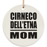 Cirneco Dell'etna Mom - Circle Ornament