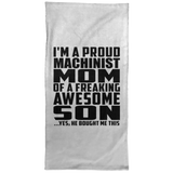 Proud Machinist Mom Of Awesome Son - Hand Towel