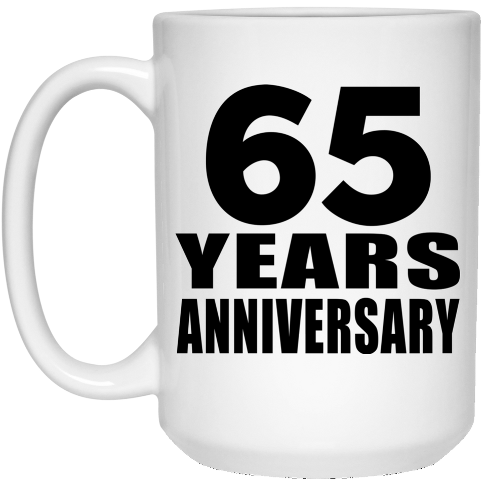 65th Anniversary 65 Years - 15 Oz Coffee Mug
