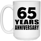 65th Anniversary 65 Years - 15 Oz Coffee Mug