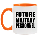 Future Military Personnel - 11oz Accent Mug Orange