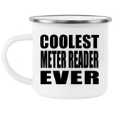 Coolest Meter Reader Ever - 12oz Camping Mug