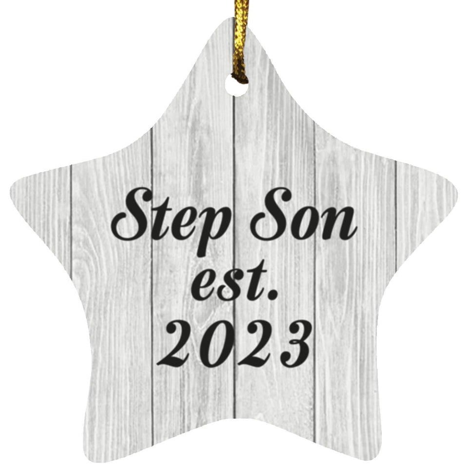 Step Son Established Est. 2023 - Star Ornament F