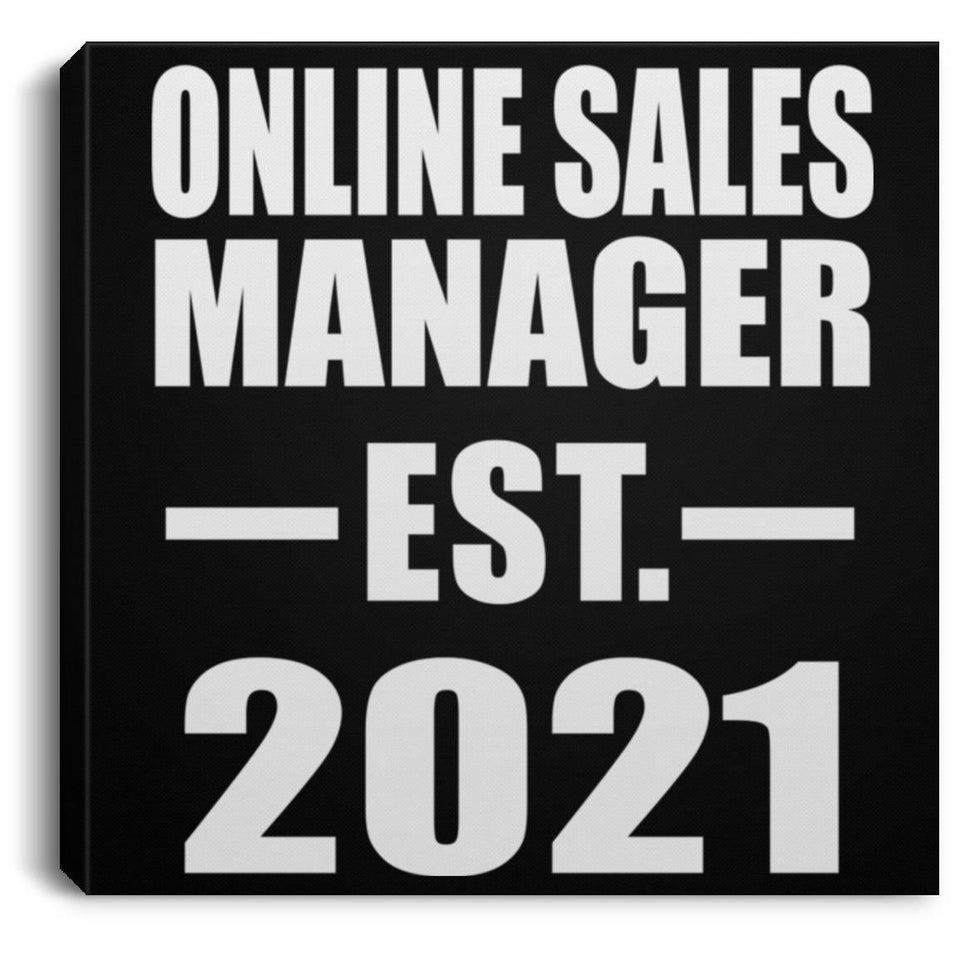 Online Sales Manager Established EST. 2021 - Canvas Square