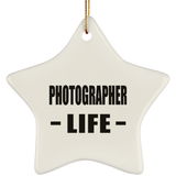 Photographer Life - Star Ornament