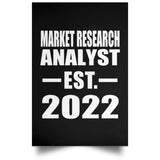 Market Research Analyst Established EST. 2022 - Poster Portrait