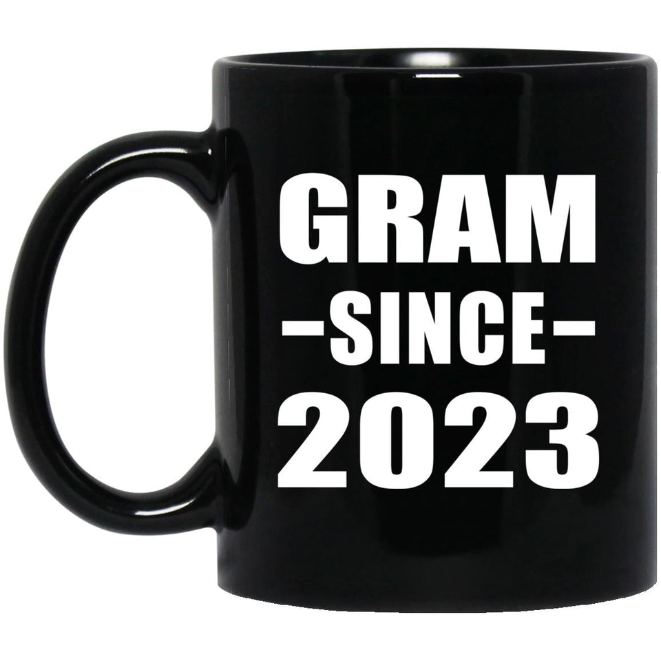 Gram Since 2023 - 11oz Coffee Mug Black