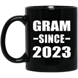 Gram Since 2023 - 11oz Coffee Mug Black