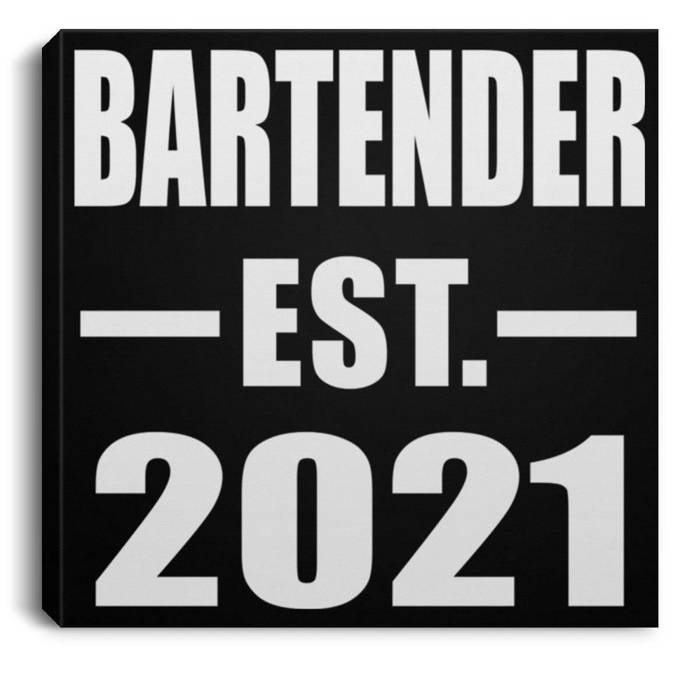 Bartender Established EST. 2021 - Canvas Square