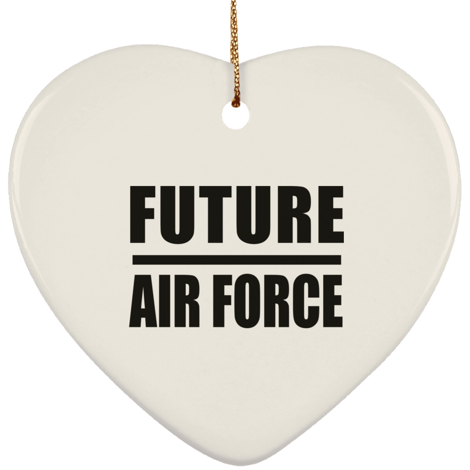 Future Air Force - Heart Ornament