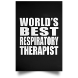 World's Best Respiratory Therapist - Poster Portrait