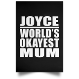 Joyce World's Okayest Mum - Poster Portrait