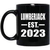 Lumberjack Established EST. 2023 - 11oz Coffee Mug Black
