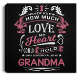 How Much Love Could Hold Until Called Me Grandma - Canvas Square