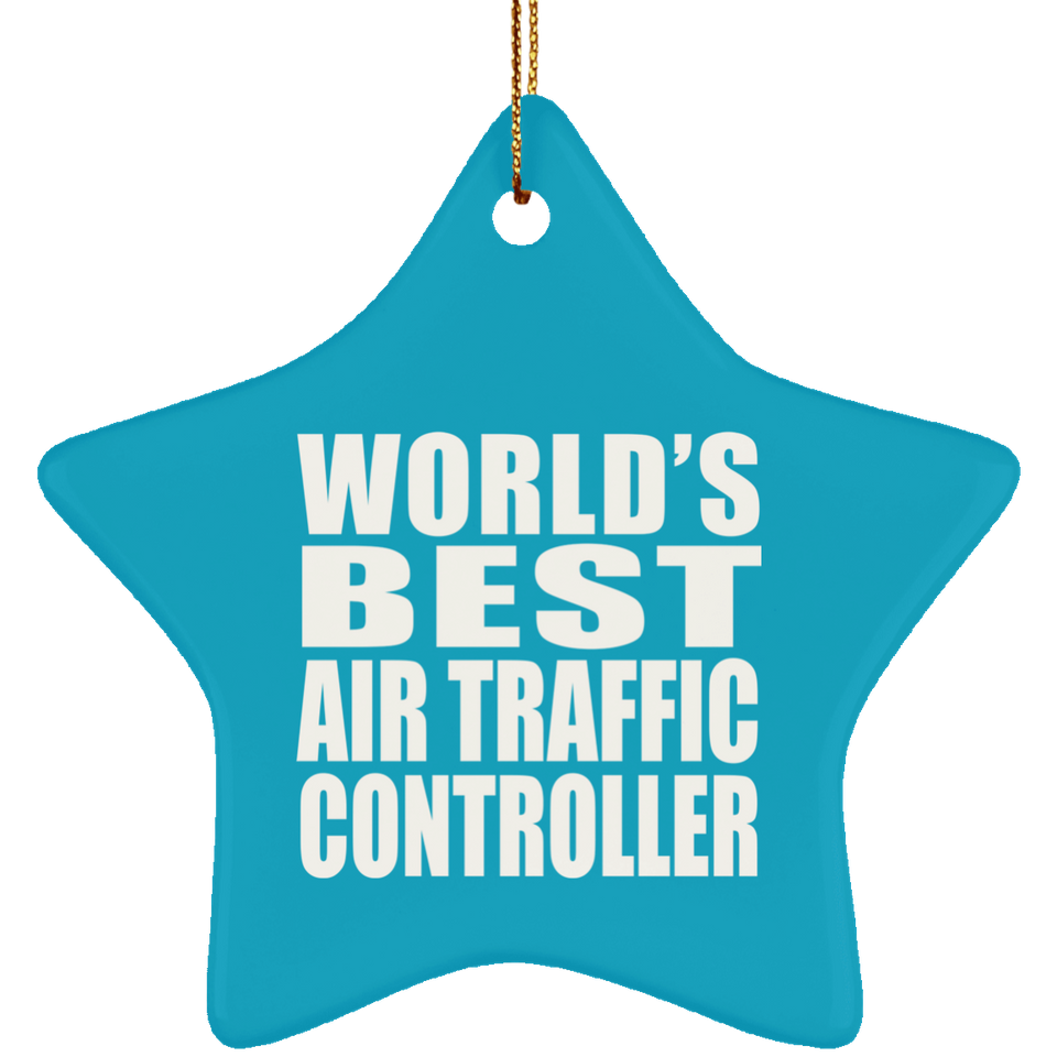 World's Best Air Traffic Controller - Star Ornament